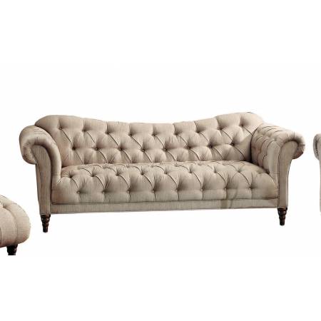 Claire Sofa - Polyester - Brown Tone